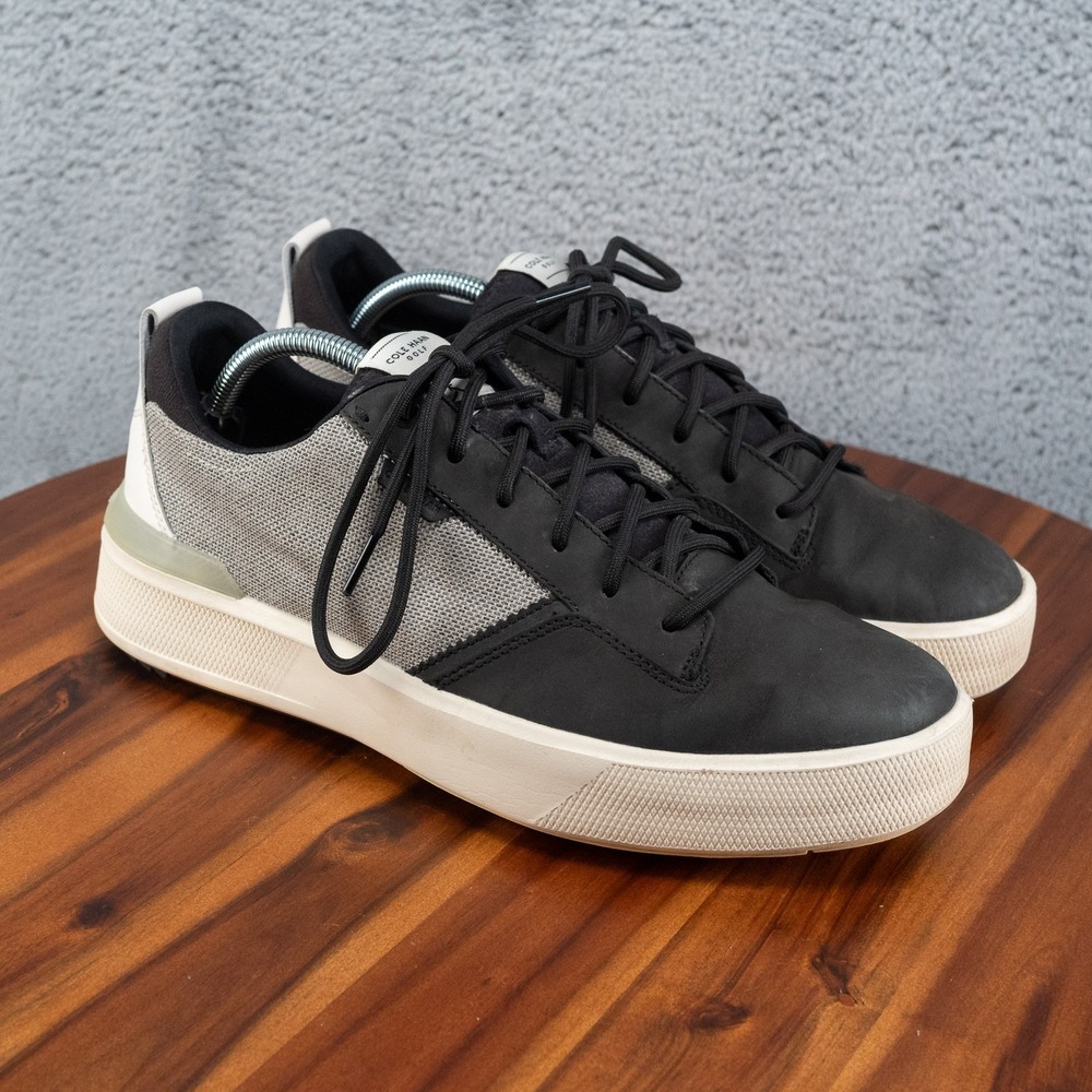 Cole Haan Zerogrand GP Crew Golf Shoes Black Cream Men's Size 10 C36739